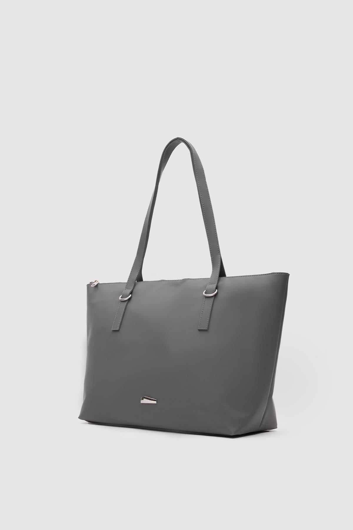 Elegant Grey Tote Bag